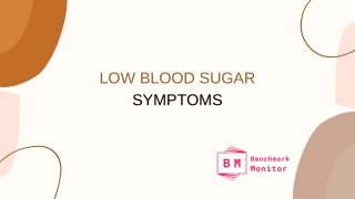 LOW BLOOD SUGAR SYMPTOMS