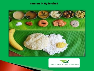 Caterers in Hyderabad