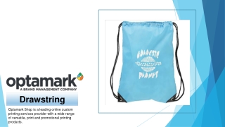 Custom Drawstring Bags | Promotional Sport Drawstring Bag - Optamark