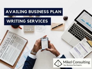 Availing Business Plan writing services