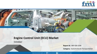 Engine Control Unit (ECU) Market to Grow Lucratively in the APEJ Region