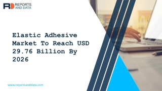 Elastic Adhesive Market Experience a Significant Dip in 2020 Influenced by COVID-19 Pandemic | Long-term Outlook Remains