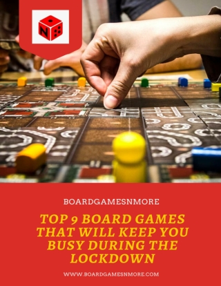 Top 9 board games that will keep you busy during the lockdown