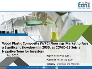Wood Plastic Composite (WPC) Floorings Market to Face a Significant Slowdown in 2030, as COVID-19 Sets a Negative Tone f