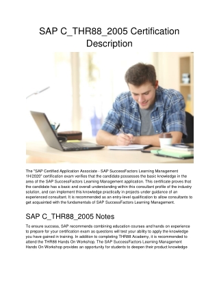 C_THR88_2005-PDF-Questions and Answers