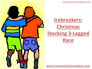 Icebreakers: Christmas Stocking 3-Legged Race