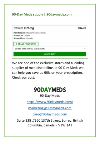 90-Day Meds supply | 90daymeds.com