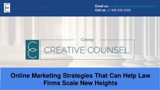 Online Marketing Strategies That Can Help Law Firms Scale New Heights