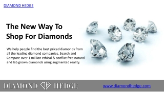 The New Way To Shop For Diamonds