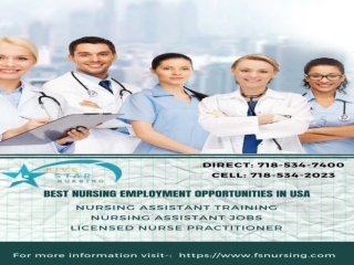 Top-rated nursing assistant training in New York, USA!!!!