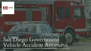 San Diego Government Vehicle Accident Attorneys