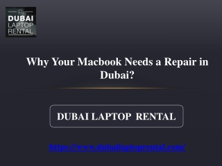 Why Your Macbook Needs a Repair in Dubai?