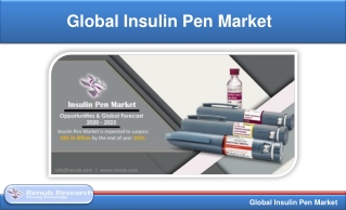 Global Insulin Pen Market will be US$ 35 Billion by 2025