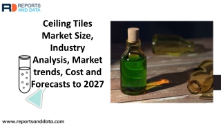Ceiling Tiles Market Analysis by Players, Regions, Shares and Forecasts to 2027