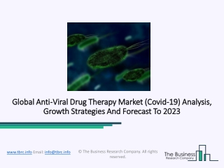 Anti-Viral Drug Therapy Market Demand And Regional Analysis By 2023