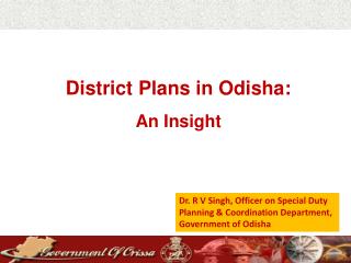 District Plans in Odisha: An Insight