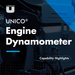 The capability highlights of Unico LLC Engine dynamometer