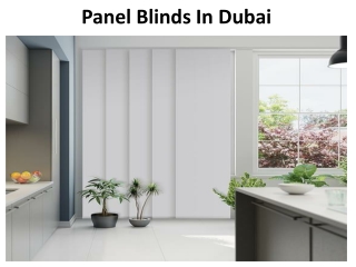 Panel Blinds Abu Dhabi