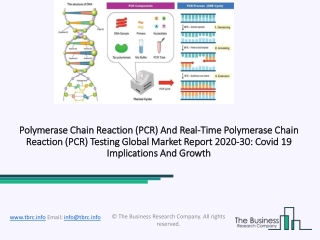2020 Impact Of Covid-19 On The  Polymerase Chain Reaction (PCR) And Real-time Polymerase Chain Reaction (PCR) Testing Ma