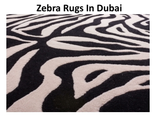 Zebra Hide Rugsdubai