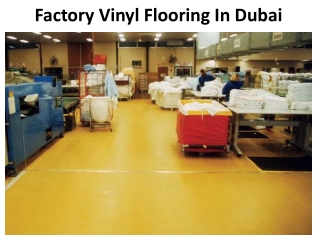 FACTORY VINYL FLOORING IN DUBAI