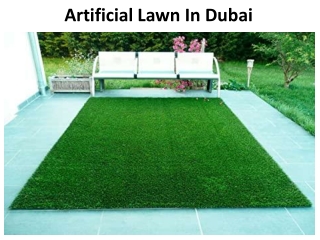 ARTIFICIAL LAWN IN DUBAI