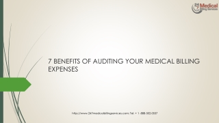 7 BENEFITS OF AUDITING YOUR MEDICAL BILLING EXPENSES