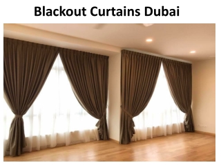 Blackout Curtains Dubai