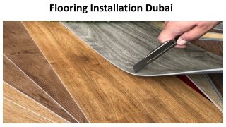 Flooring Installation Dubai