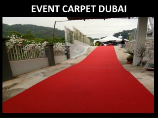 Event Carpet Dubai