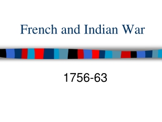 French and Indian War