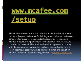 McAfee.com/Activate - Download, Install &amp; Activate McAfee Retail Card