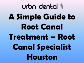 A Simple Guide to Root Canal Treatment – Root Canal Specialist Houston