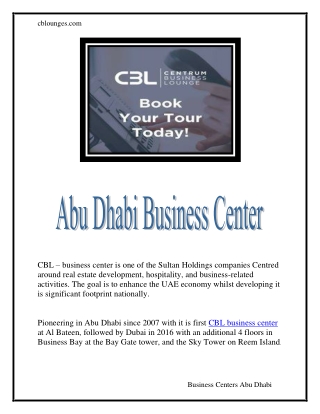 Abu Dhabi Business Center