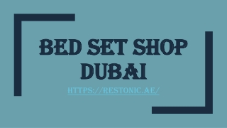 Bed set shop Dubai