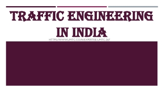 Traffic engineering in India