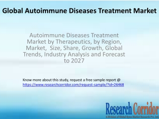 Autoimmune Diseases Treatment Market by Therapeutics, by Region, Market,  Size, Share, Growth, Global Trends, Industry A