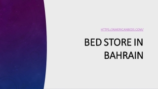 Bed store in Bahrain