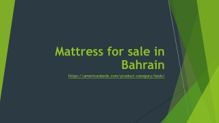 Mattress for sale in Bahrain