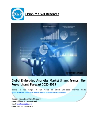Global Embedded Analytics Market Size, Share, Future Prospects and Forecast 2020-2026