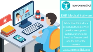 Find the Best EHR medical software companies & EHR pricing - Novomedici