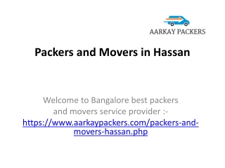 Aarkay Packers and Movers in Hassan Karnataka