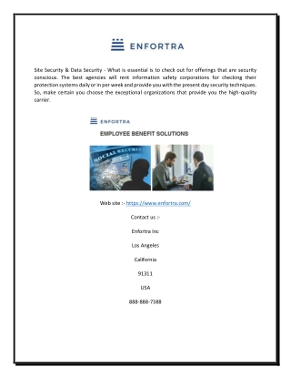 Data Theft Protection Software | Enfortra.com