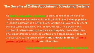 The Benefits of Online Appointment Scheduling Systems