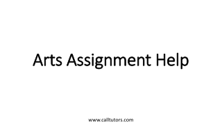 Arts Assignment Help