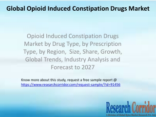 Opioid Induced Constipation Drugs Market by Drug Type, by Prescription Type, by Region,  Size, Share, Growth, Global Tre