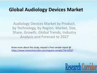 Audiology Devices Market by Product, by Technology, by Region, Market, Size, Share, Growth, Global Trends, Industry Anal