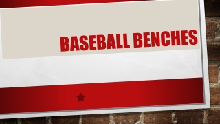 Baseball Benches - 708-6361047