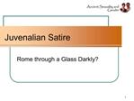 Juvenalian Satire