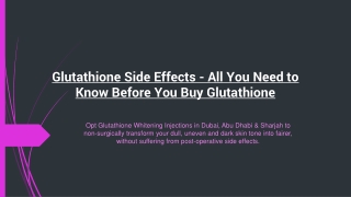 The Brimming Benefits Provided by Glutathione